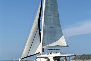 Ocean Escape Under Sail Close