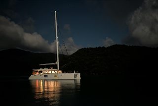 Ocean Escape Night Anchorage